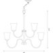 Bronson 9 Light 30 inch Brushed Nickel Chandelier Ceiling Light